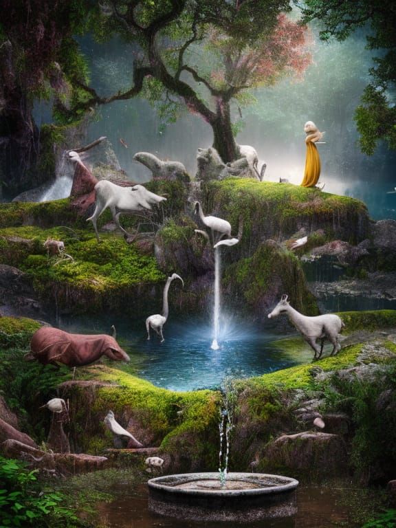 Fantasy Pastoral: Old Prompt (a year ago) +