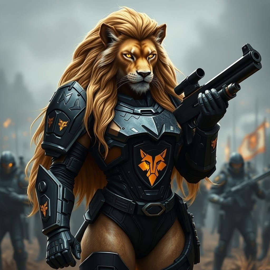 Team Timber Wolf. The lioness. Janet Pride.