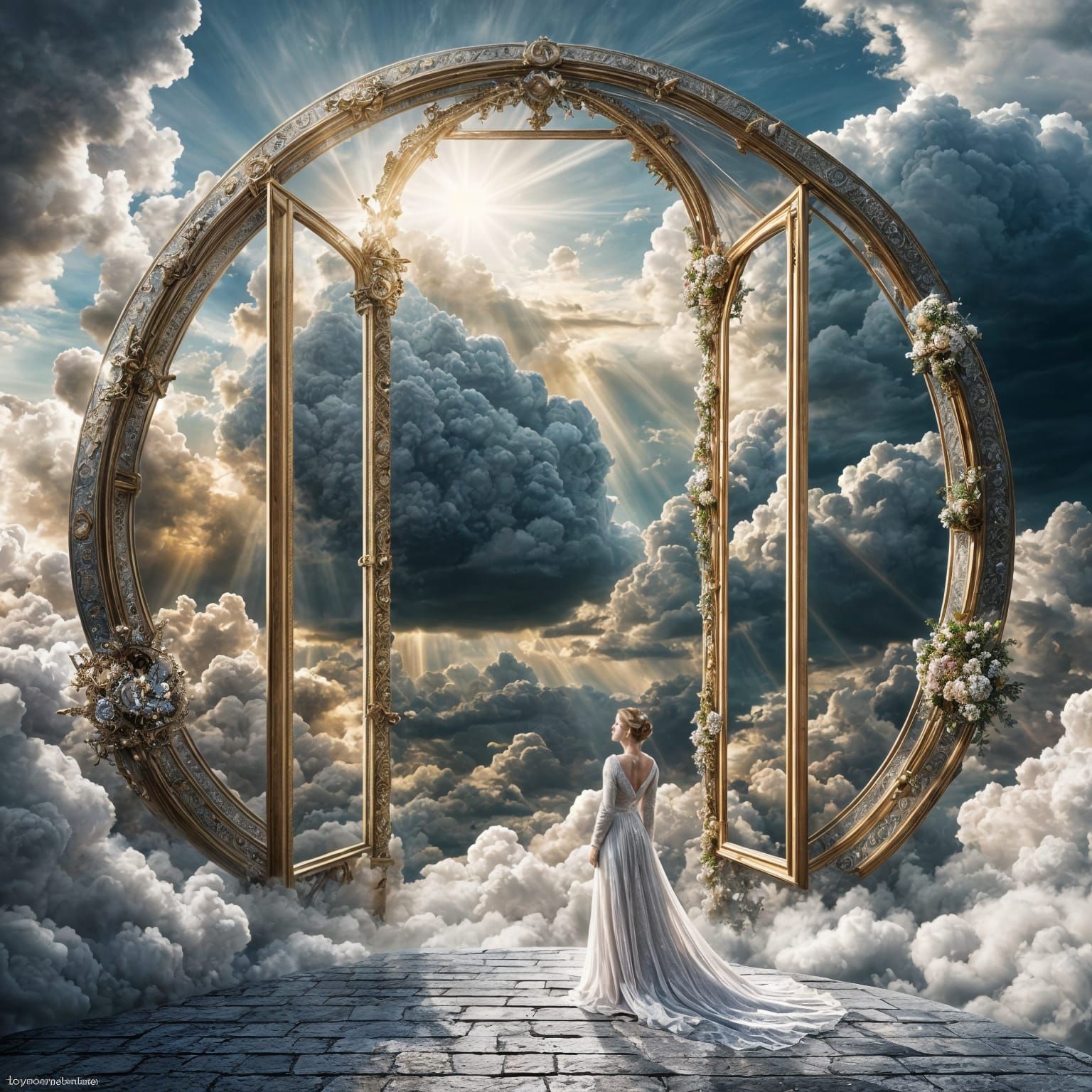 Portal to Heaven  by @Drone fly