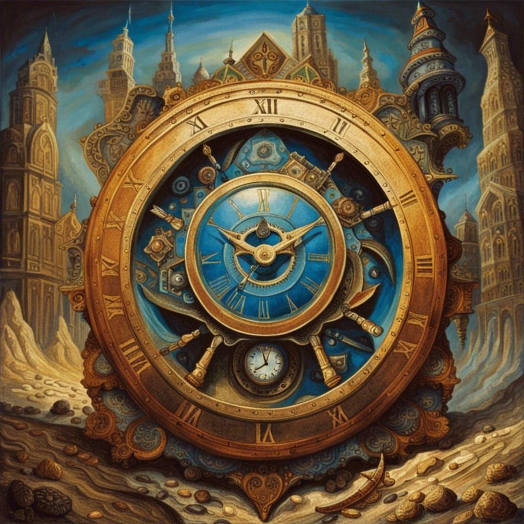 Like a clock whose hands are sweeping past the minutes of its face/ 8k