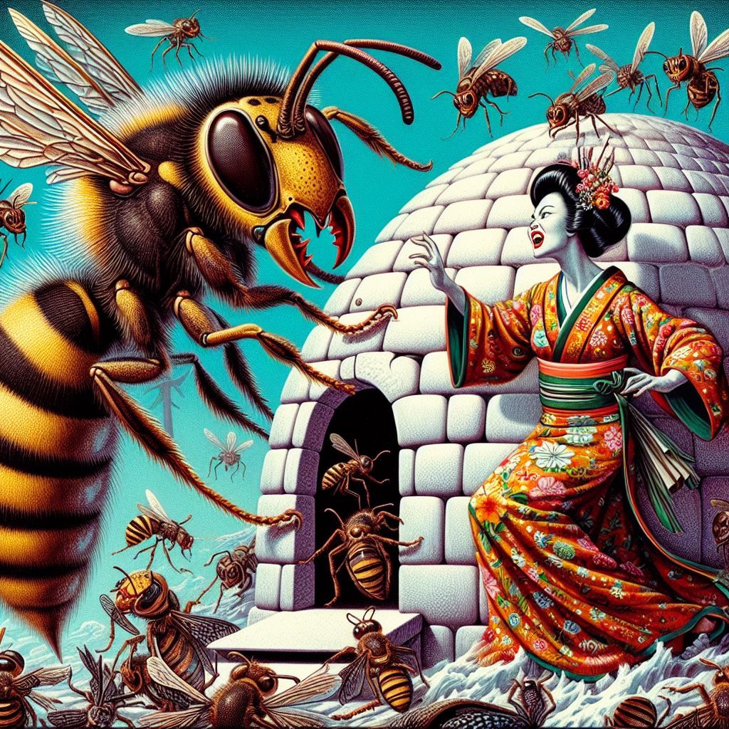 Another Igloo With Geisha & Bees