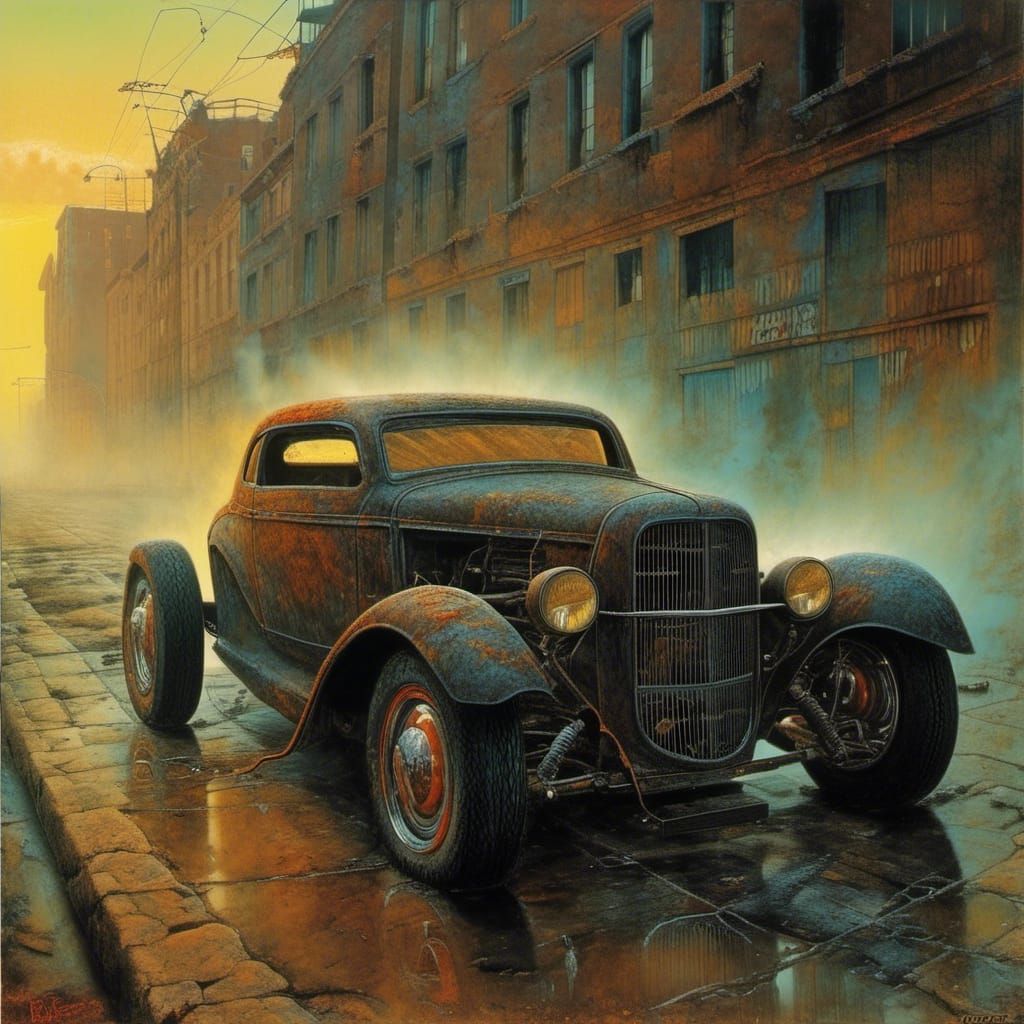 1932 rat rod, cool too