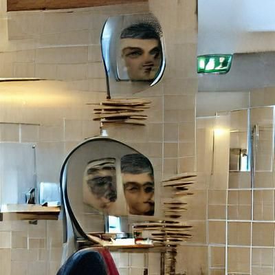 the mirror reflected a different face back to me