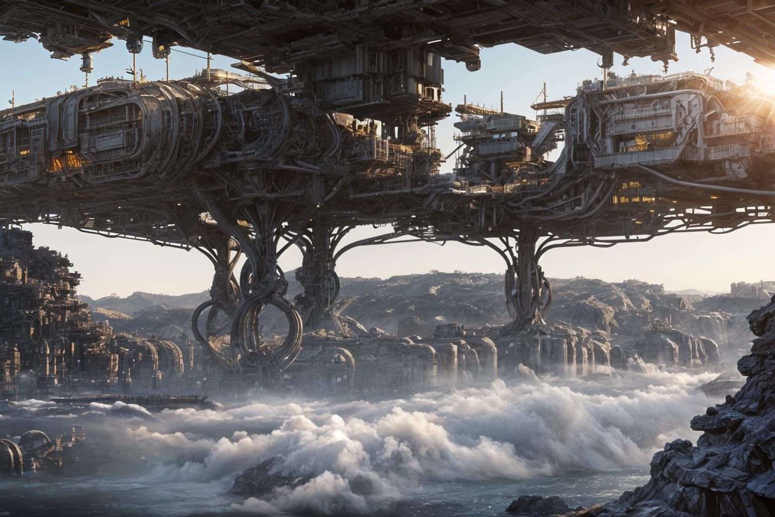 Rough Water: Floating Serenely: Above it All