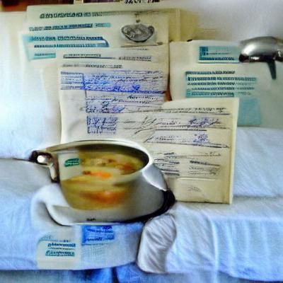 The soup's on in Argentina Convalescent home patients servin...