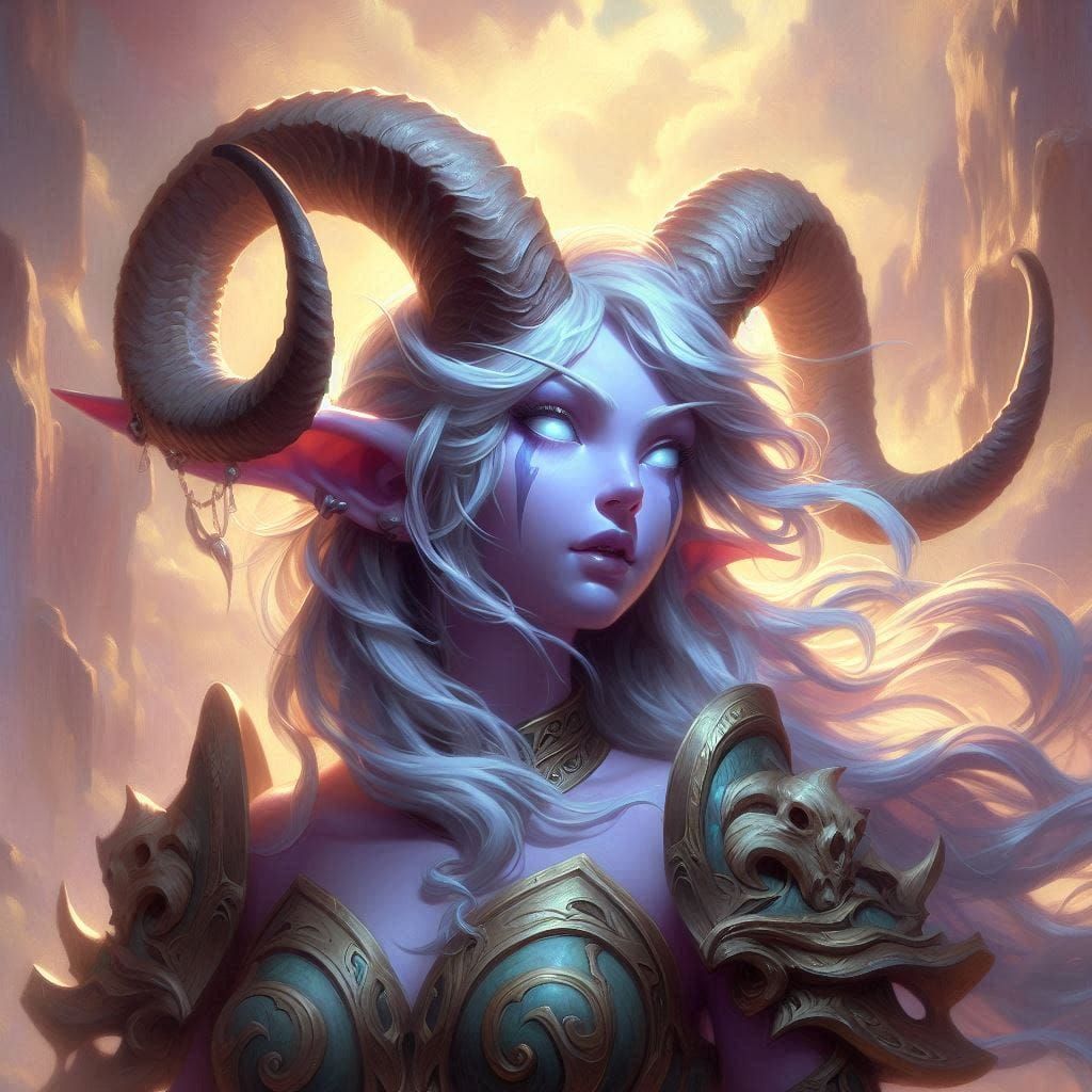 A Look Back to What Once Was - Draenei Masterpiece