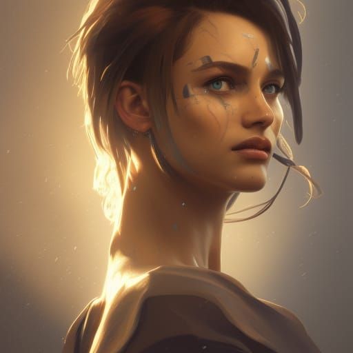 Abel head and shoulders portrait, 8k resolution concept art ...