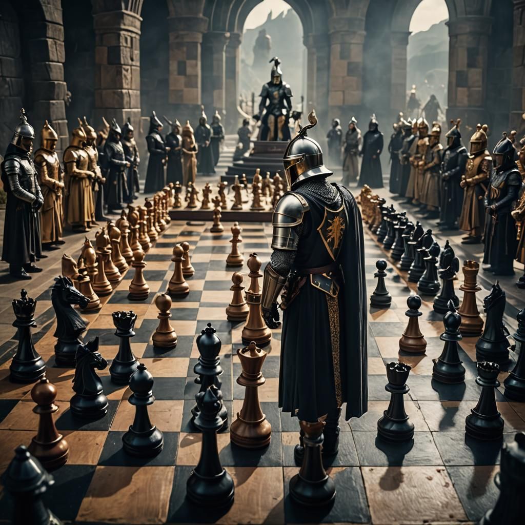 Life size chess  by @possom2009