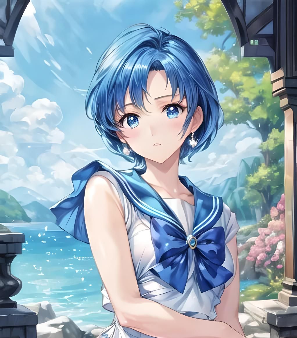 Sailor Mercury portrait