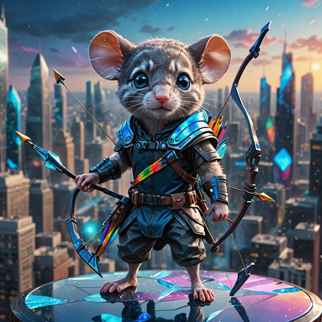 Hawkeye mouse  by @fineluart