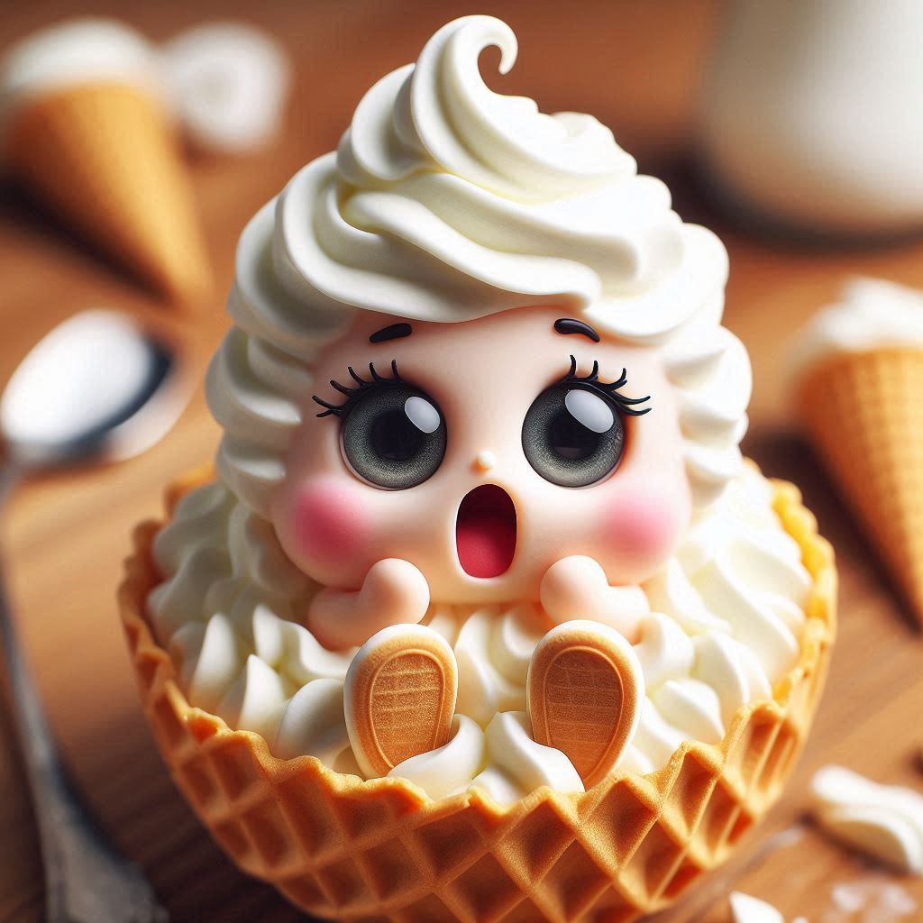 OMG She's got a spoon!!