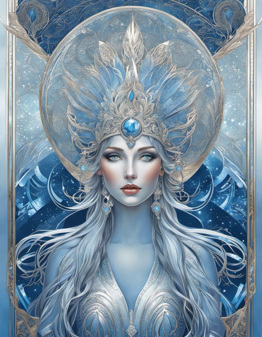 Ice Queen - AI Generated Artwork - NightCafe Creator