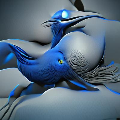 Blue Bird LightWave 3D Doodle Addicts ZBrush Central twiligh...
