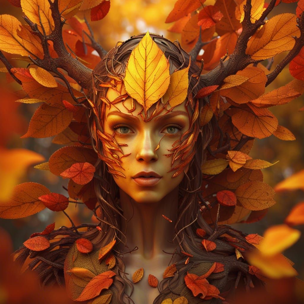 Autumn Fairy   by @Piera DiGiulio