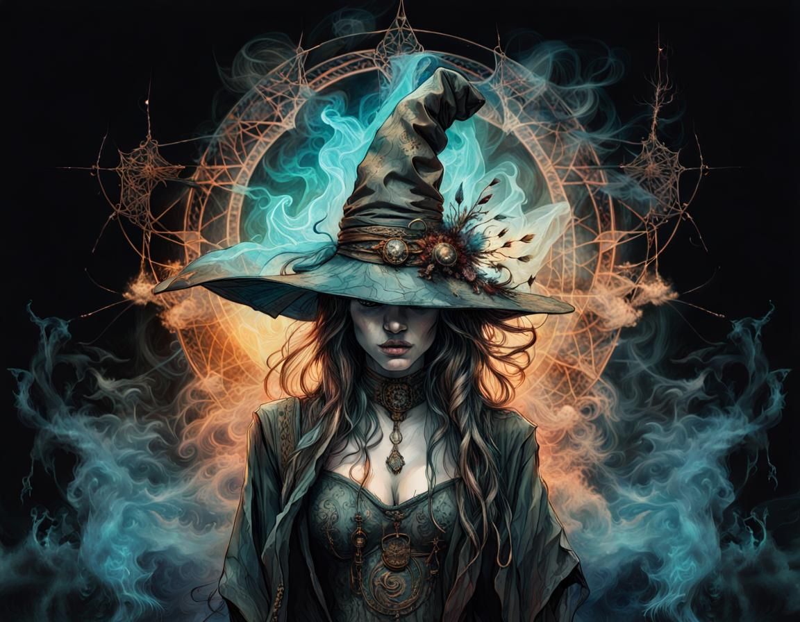 a dark witch - AI Generated Artwork - NightCafe Creator