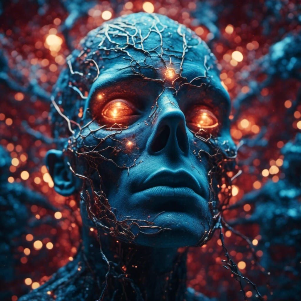 <lora:Night Sparkle:1.0>  cerveau humain en activité. Neuron...