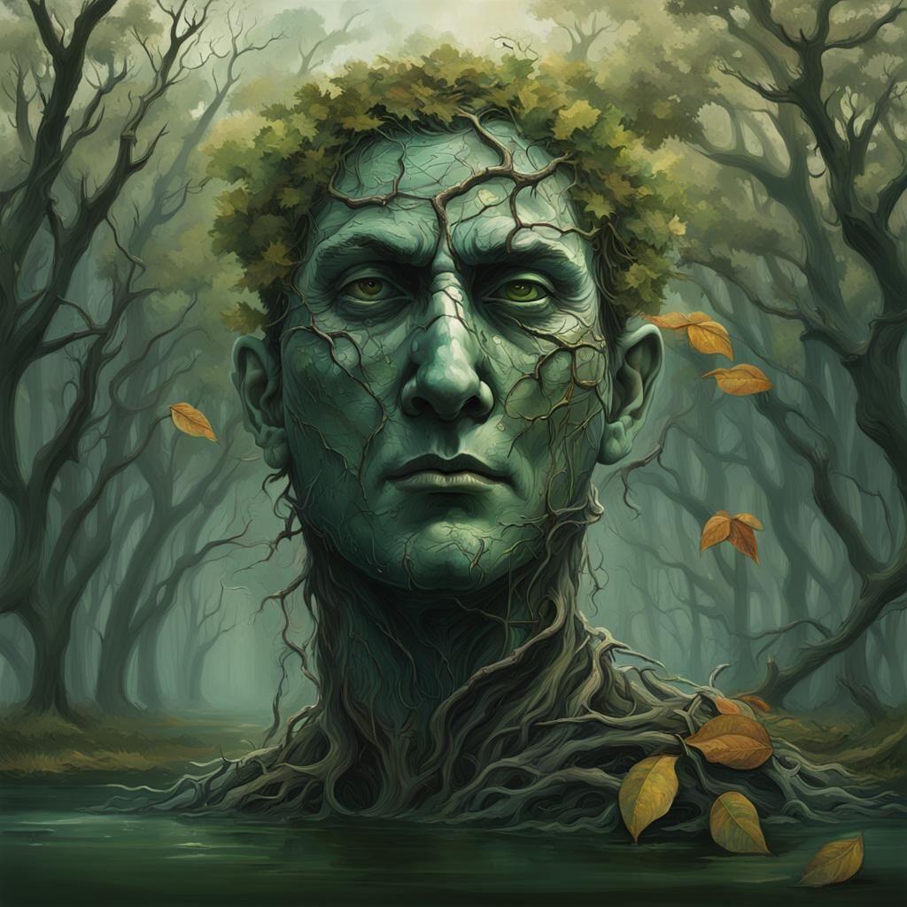 Tree man AI Generated Artwork NightCafe Creator