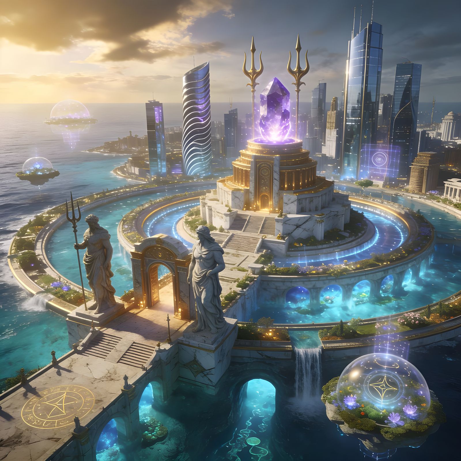 Atlantis Reborn  by @Phazelwood