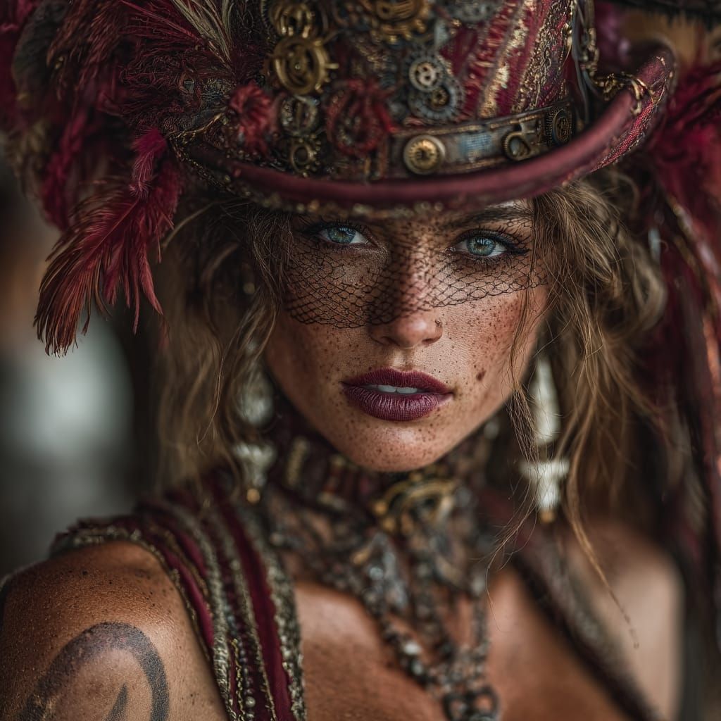 Steampunk Opulence Portrait