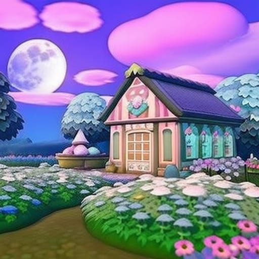 Animal Crossing Dream World AI Generated Artwork NightCafe Creator