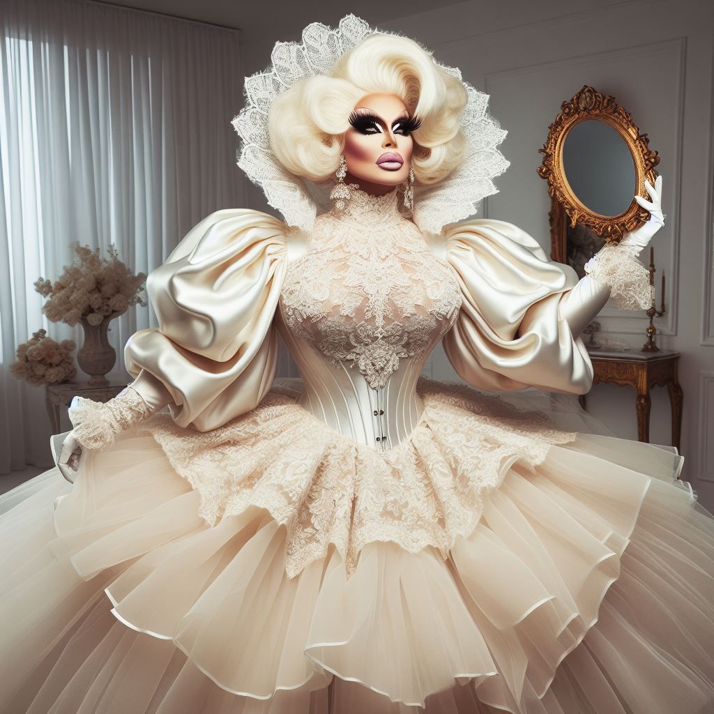 Living in a Satin Wonderland of Sissy Dresses, Satin Gowns, ...