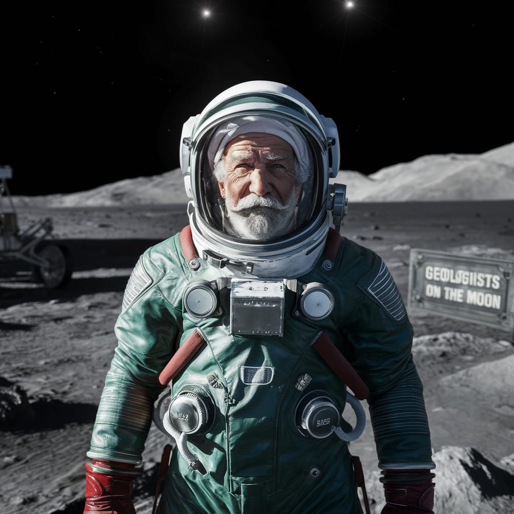Geologist on the Moon