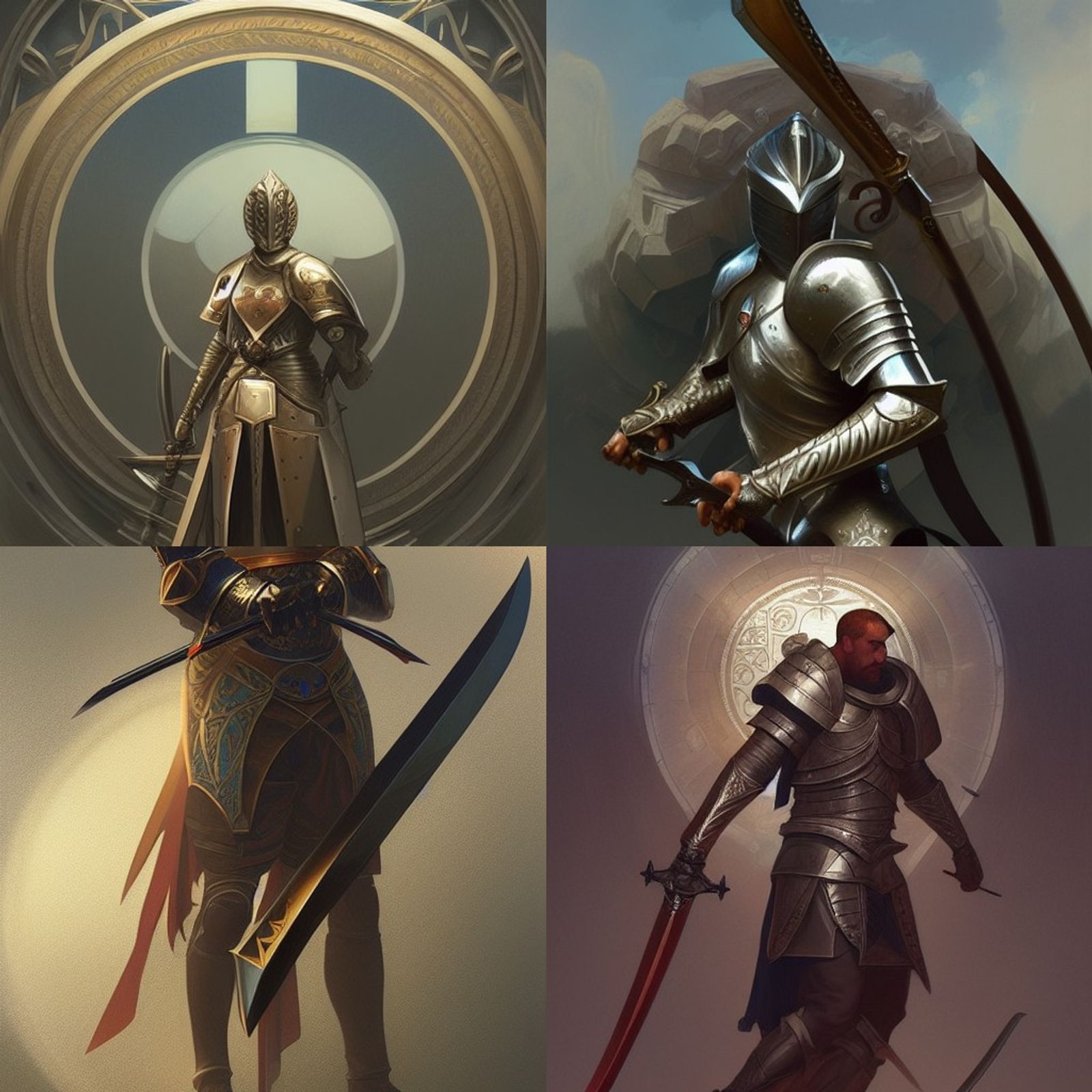 fantasy knight concept art
