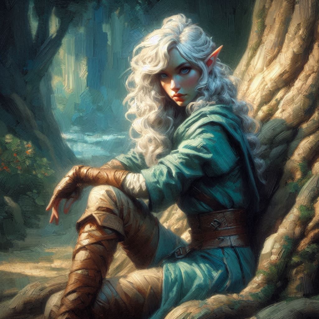 Moon Elf Psychometabolicist Jarathine (2e AD&D)