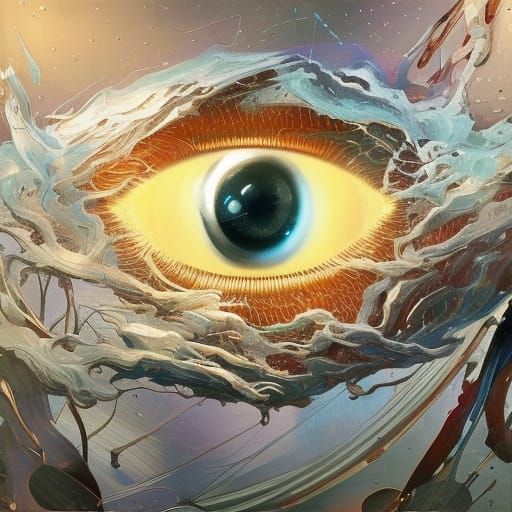 Eye inside a quantum constellation