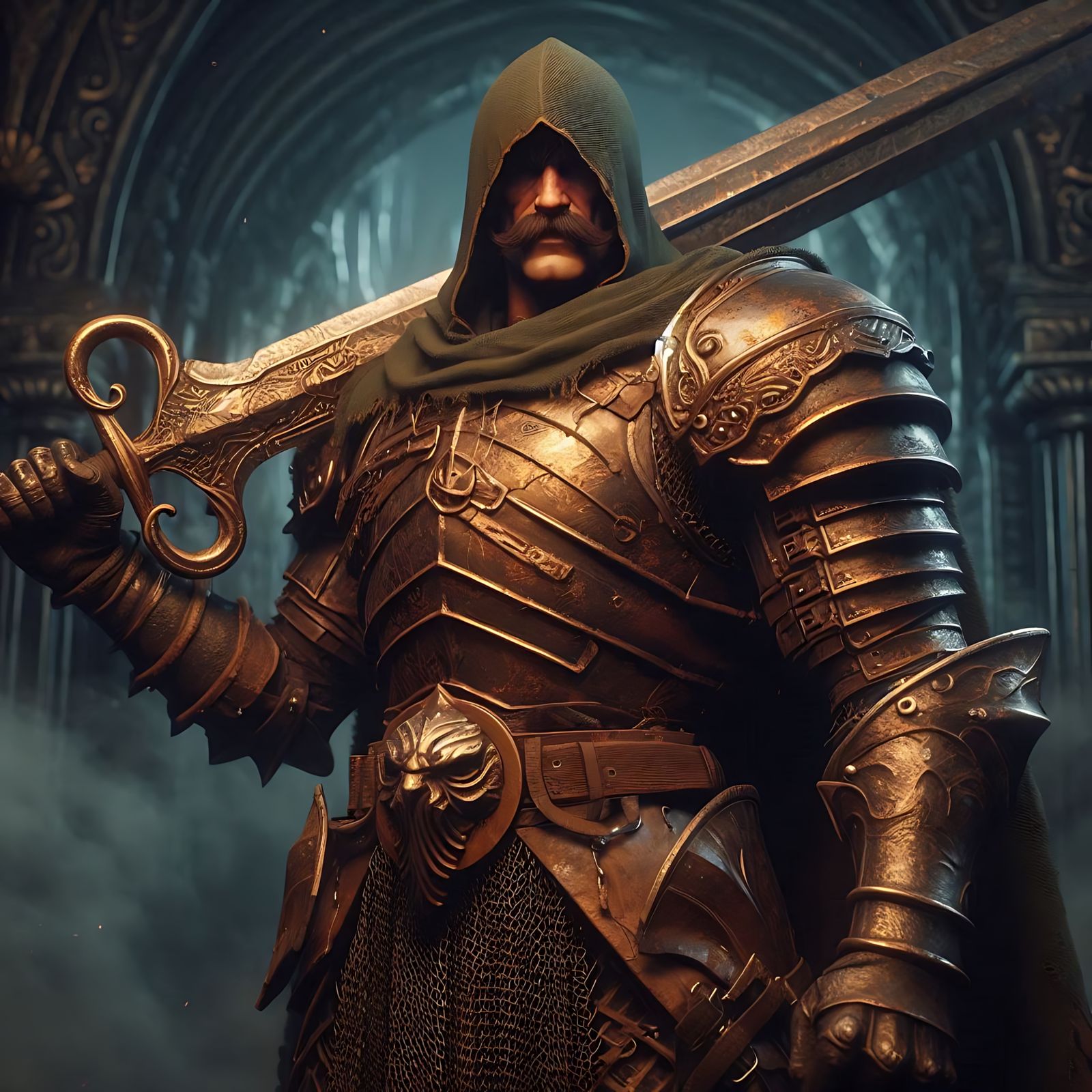 My Ominous Knight-Paladin from Elden Ring (Uploaded)