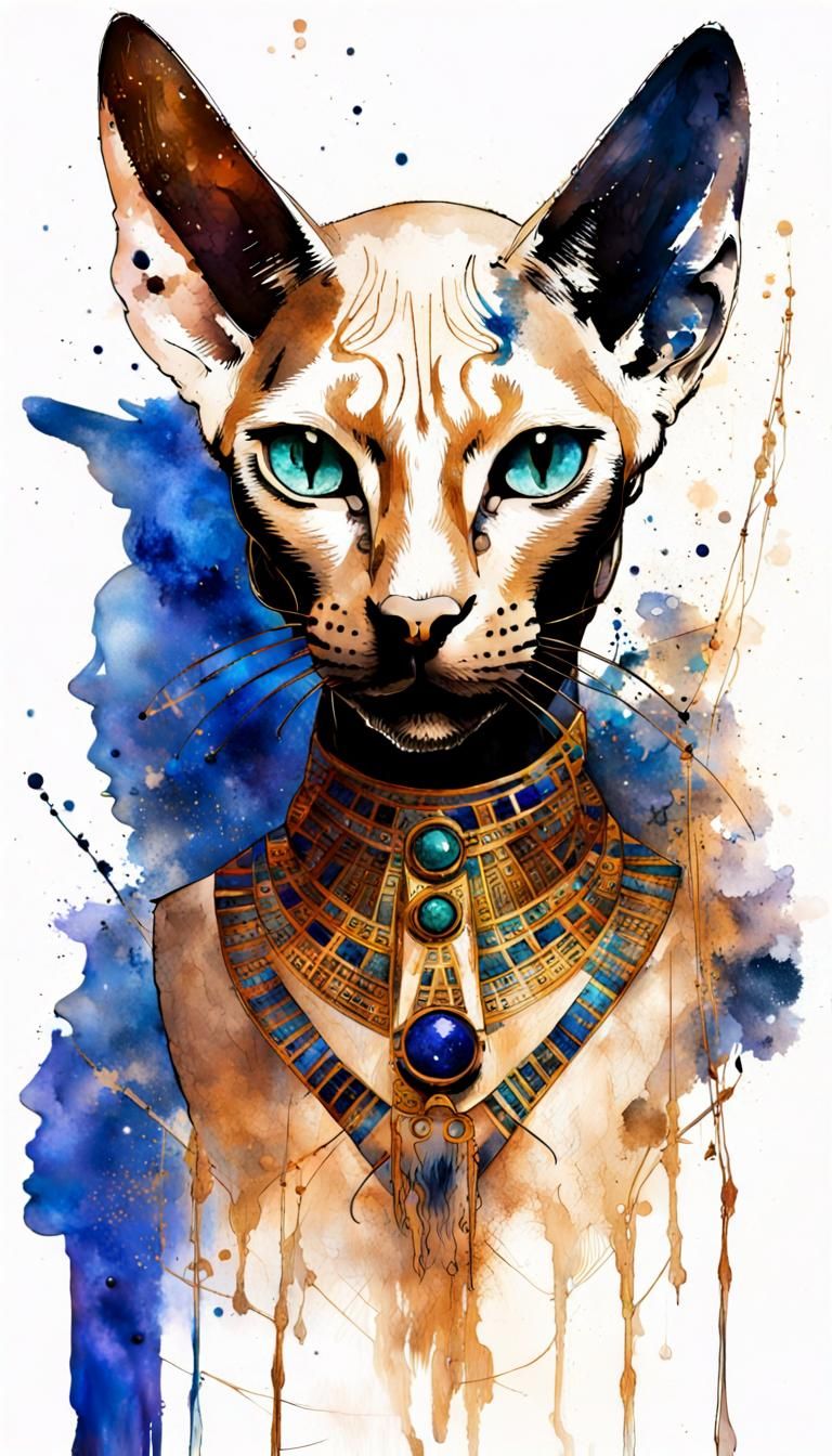 Avatar of the Goddess Bastet AI Generated Artwork NightCafe Creator