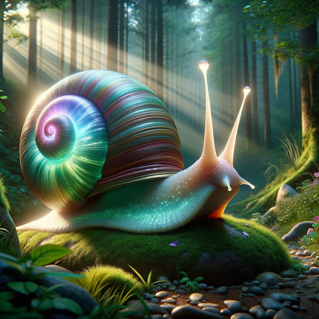 Magical Creatures - The bioluminescent Snail