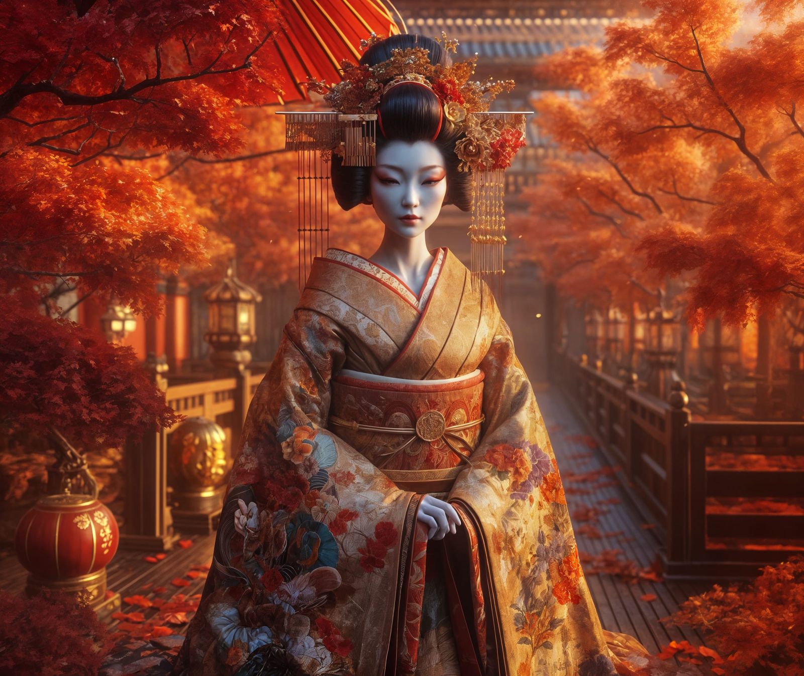 Fall Geisha