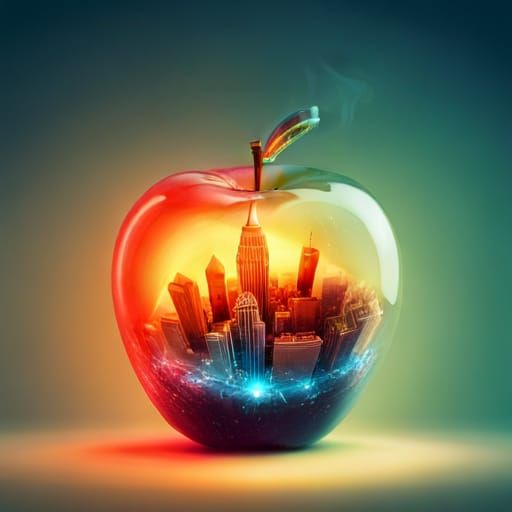 The big apple  by @Tara