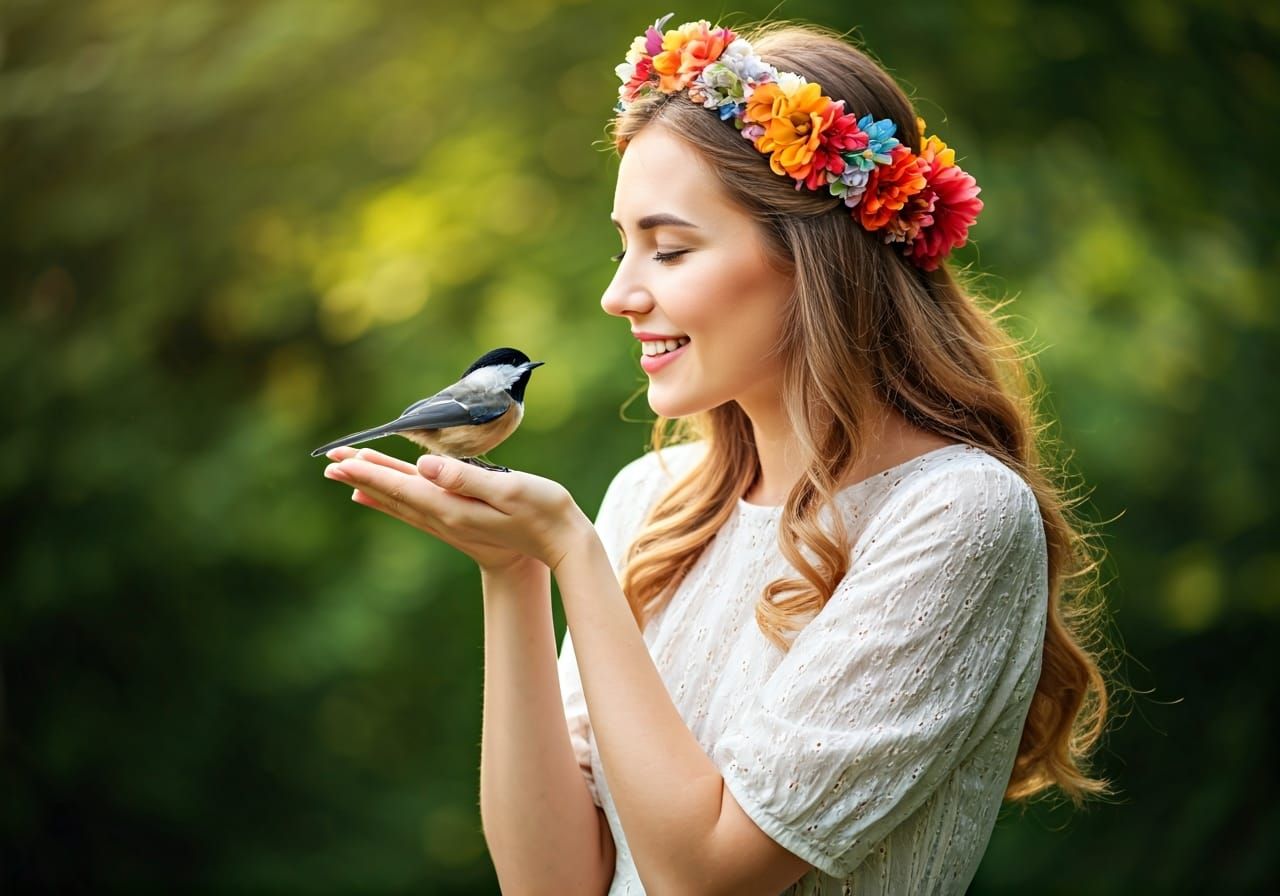 Sweet Chickadee  by @Phoebe