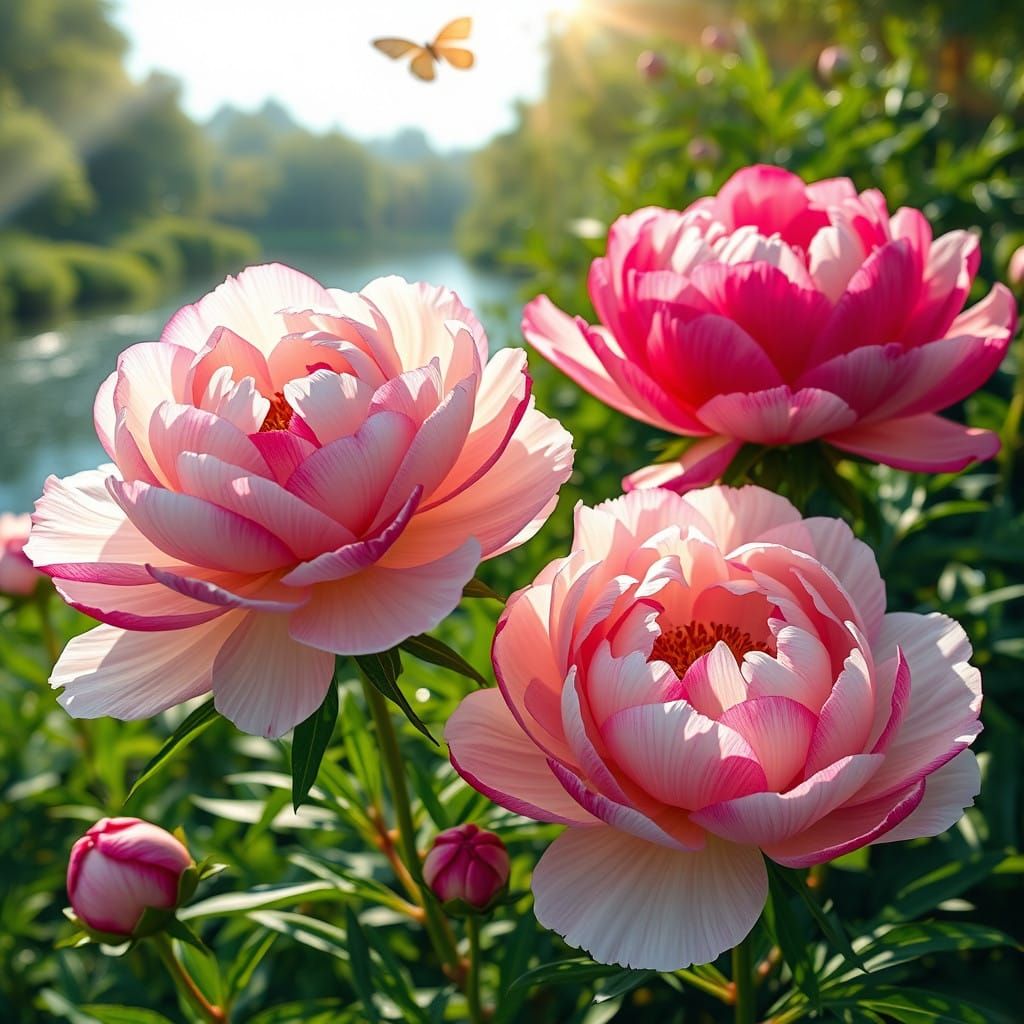  💗 PIVOINES  💗  by @BIOCEANE