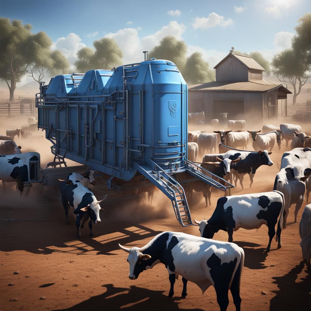 Automated Cattle Feeding Station