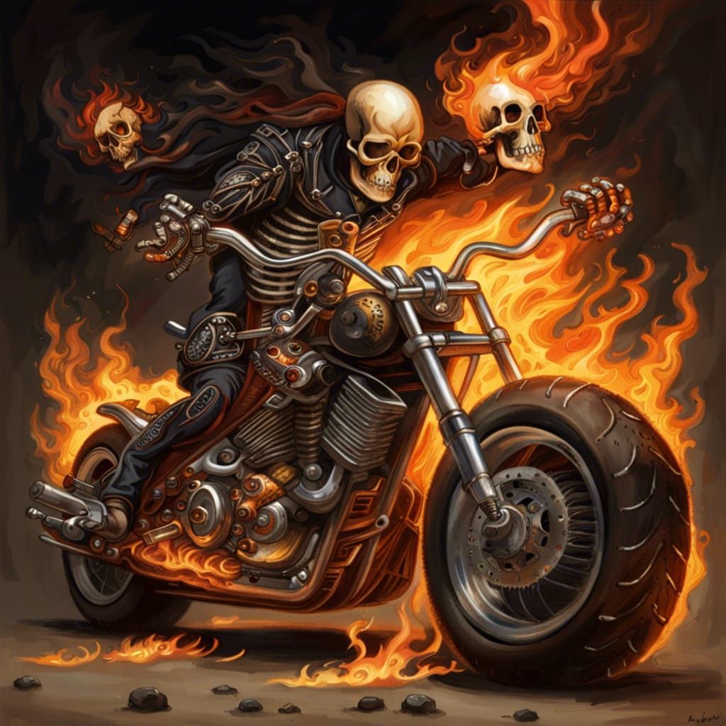 Ghost Rider  by @GloryAut