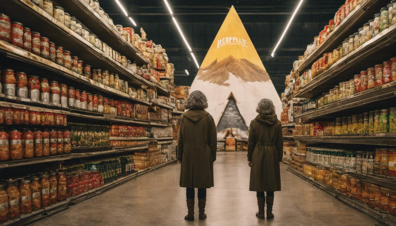 surreal supermarket