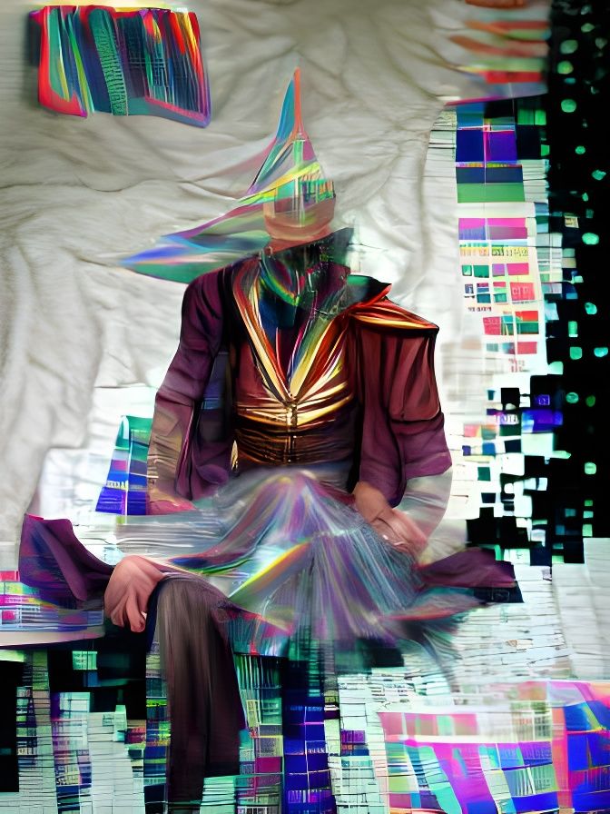 A glitch in the fabric of the space and time magic man.
