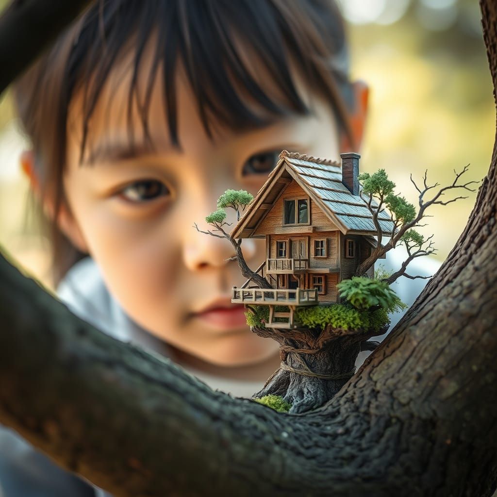 Bonsai treehouse  by @i am the night