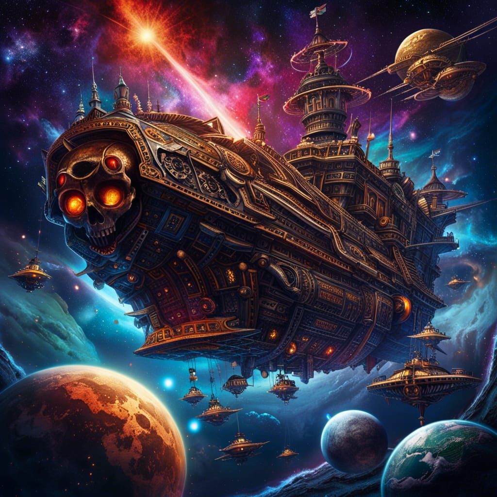 Space Pirates  by @Red Oz