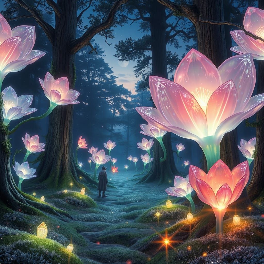 The Crystal Bloom Grove  by @Aromatisse