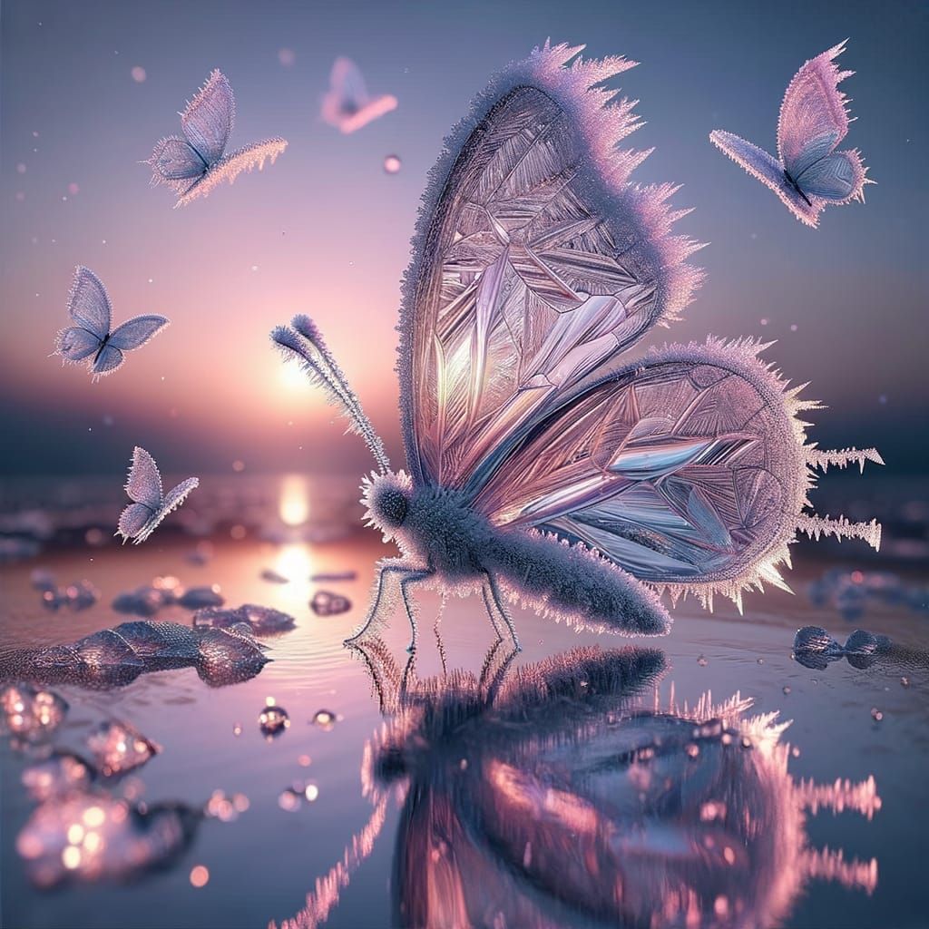 Ice butterfly  by @Amber Alder