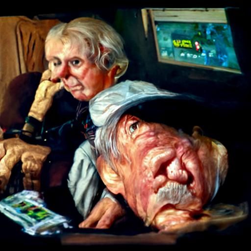 An Evening Watching the News