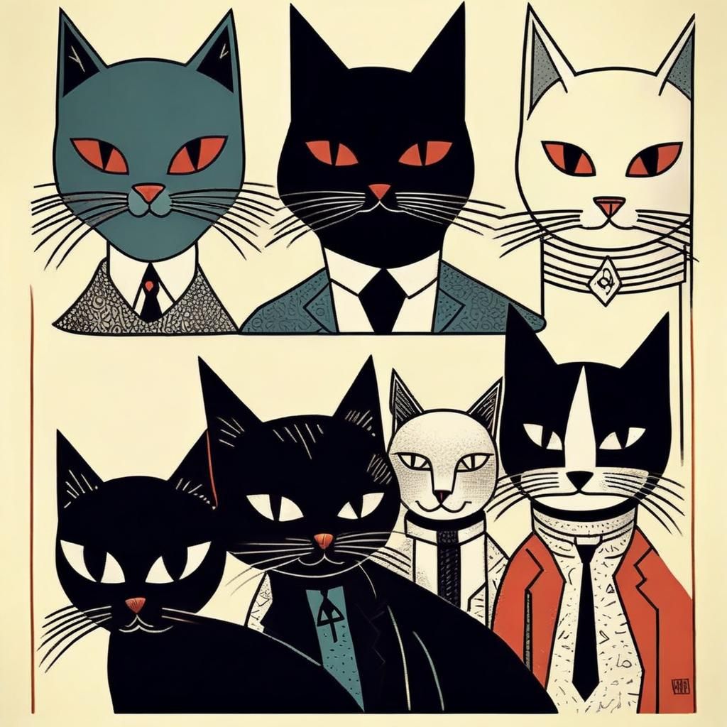 Criminal cats.