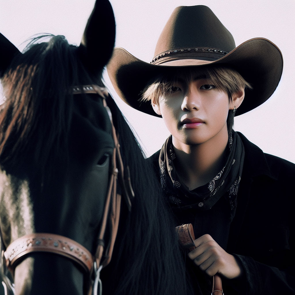 Taehyung as a Cowboy