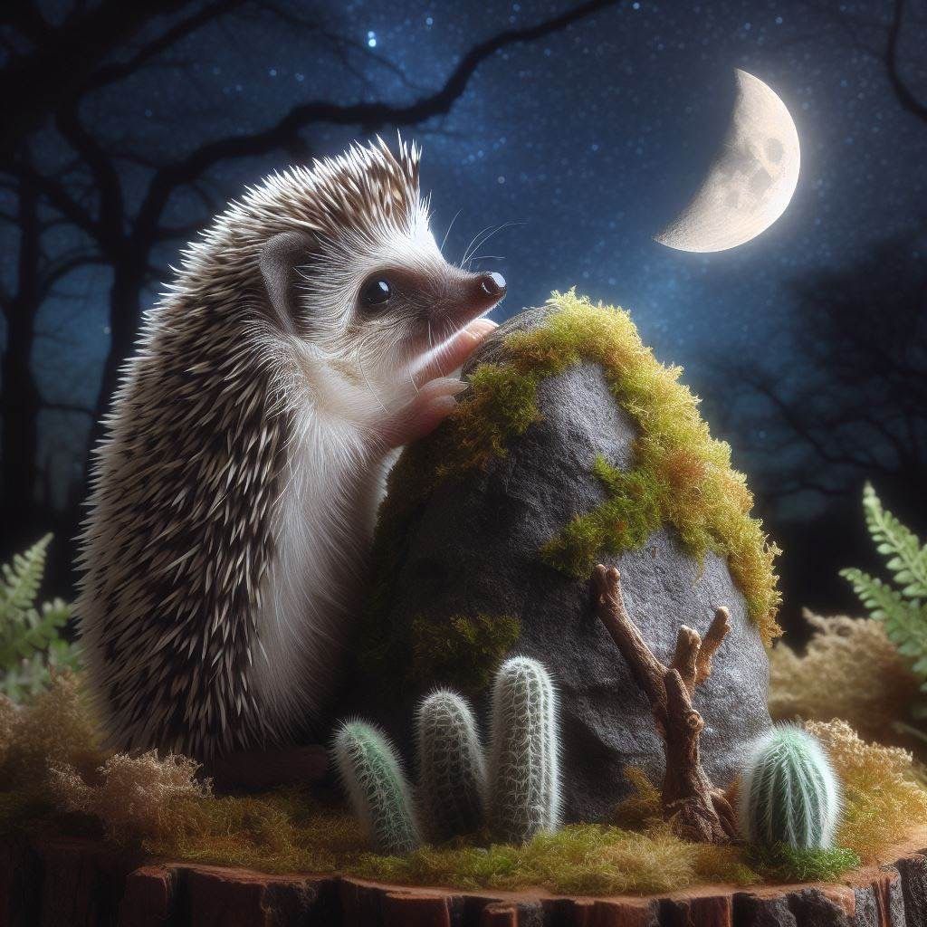 Hedge-trotter by Moonlight