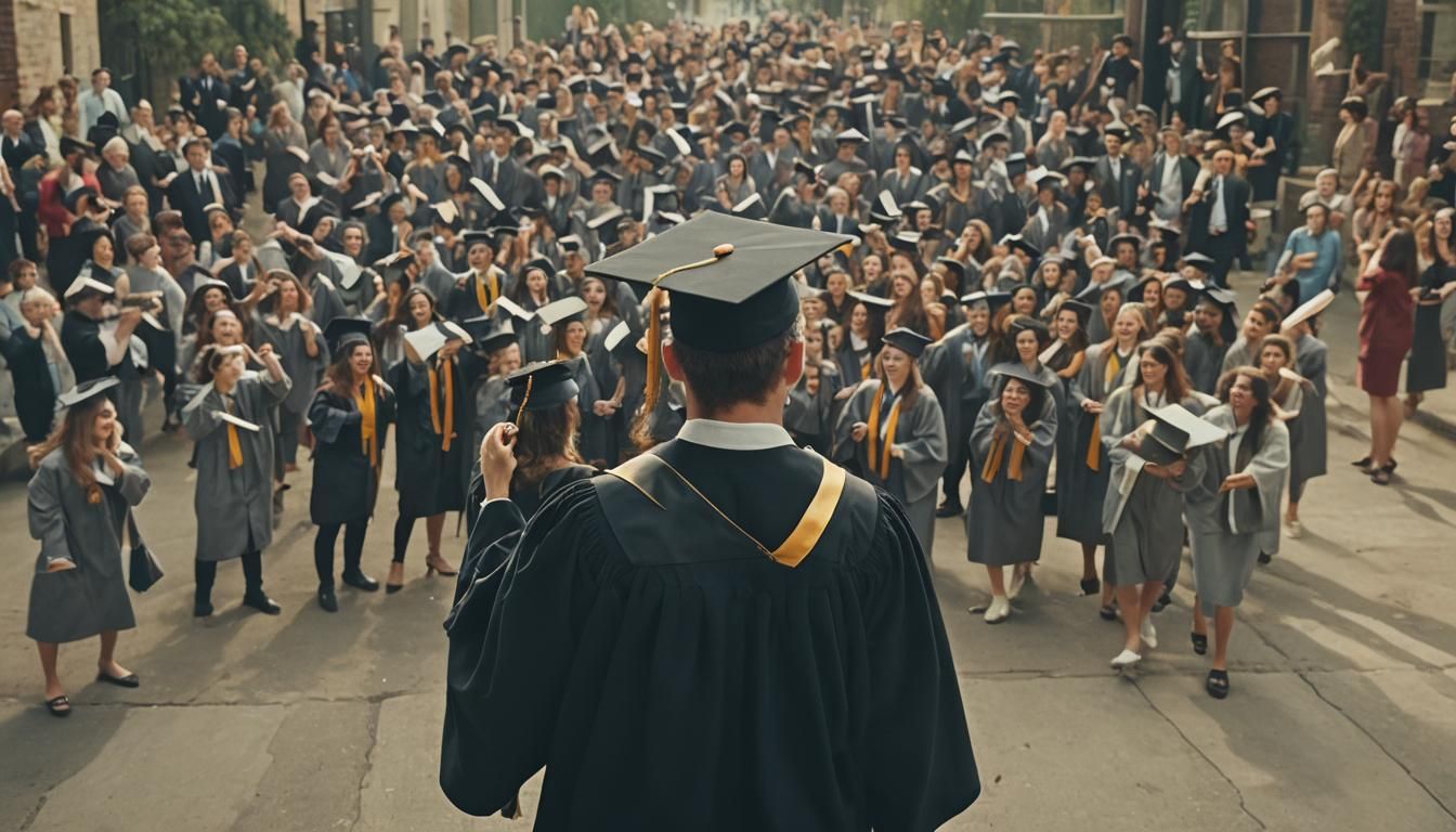 Create Images of successful milestones, such as graduates or...