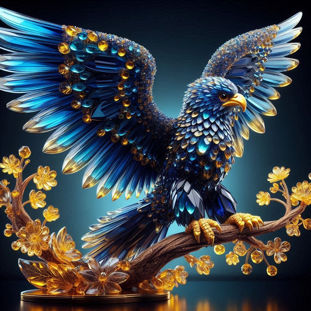 Blue and Gold Eagle